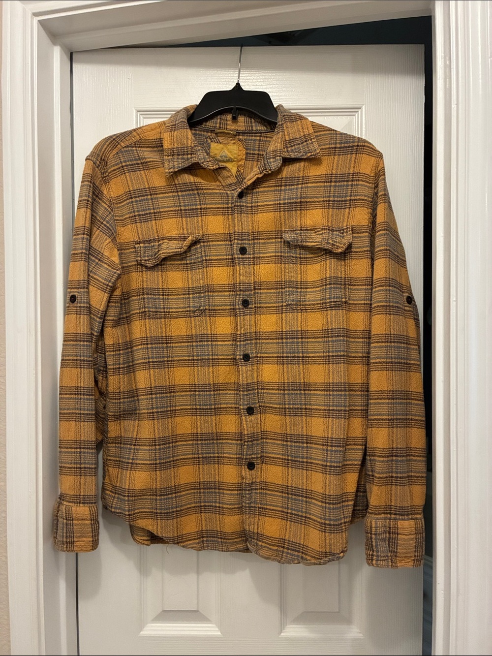 Ascend Yellow and Blue Plaid Shirt